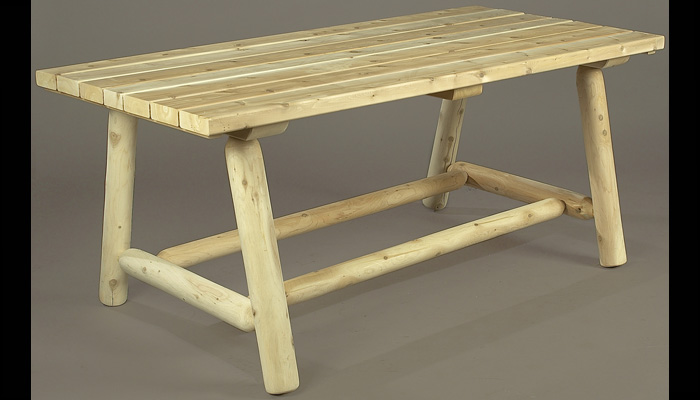 Classic Farmers Patio Table by Rustic Cedar Furniture