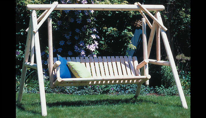 Classic Garden Swing by Rustic Cedar Furniture