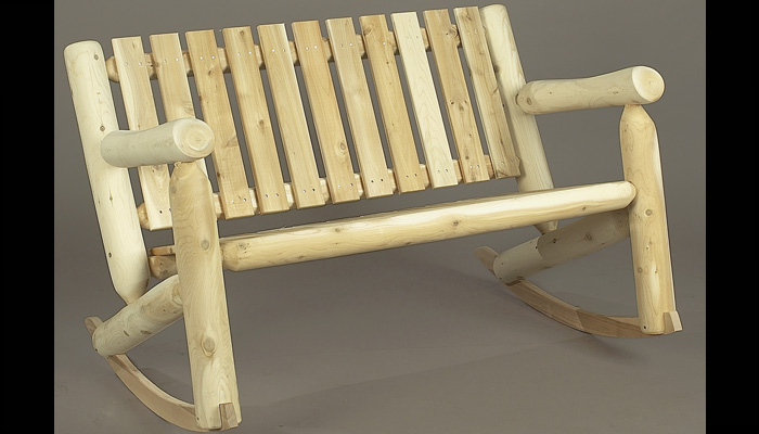 Double Porch Rocker by Rustic Cedar Furniture