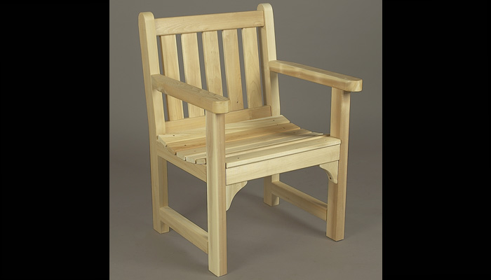 English Garden Chair by Rustic Cedar Furniture