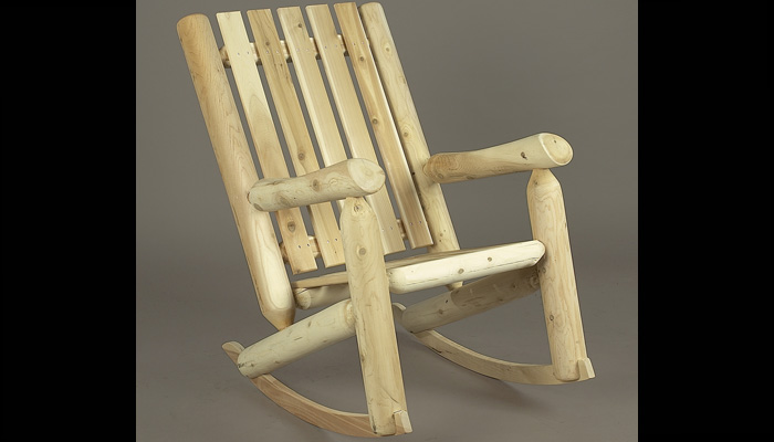High Back Patio Rocker by Rustic Cedar Furniture