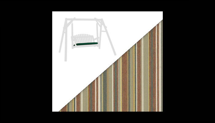 N50 5 Foot Outdoor Bench Or Swing Cushions By Rustic Cedar