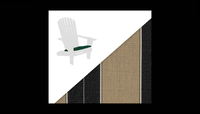 N39 Adirondack Chair Cushions by Rustic Cedar Furniture