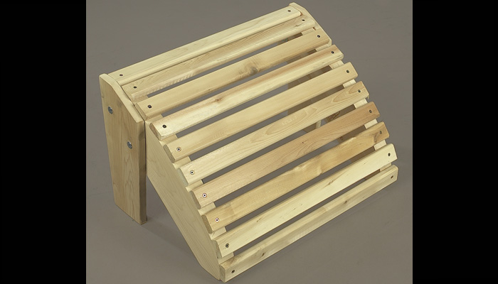 Oversized Adirondack Ottoman by Rustic Cedar Furniture