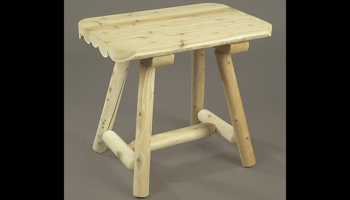 Patio Side Table by Rustic Cedar Furniture