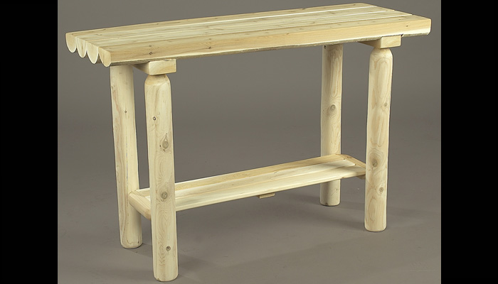 Sofa Console Table by Rustic Cedar Furniture
