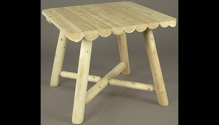 Square Patio Dining Table by Rustic Cedar Furniture
