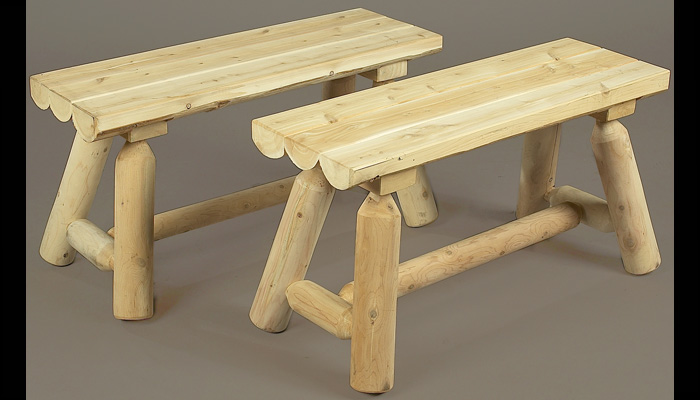Outdoor Bench by Rustic Cedar Furniture