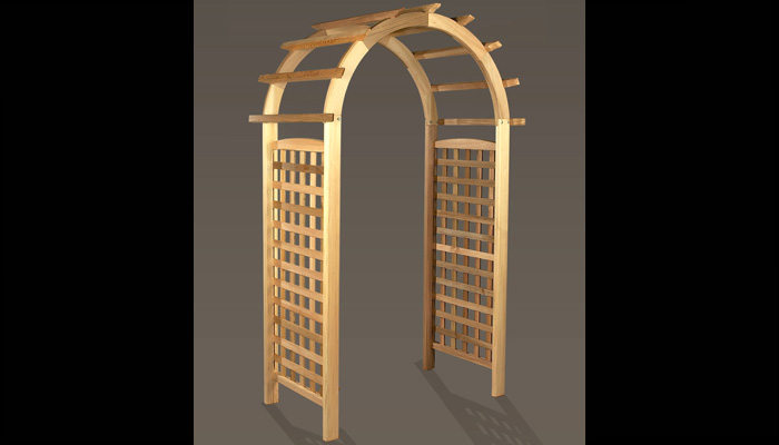English Rose Arbor by Rustic Cedar Furniture