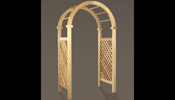 New England Arbor Deluxe by Rustic Cedar Furniture