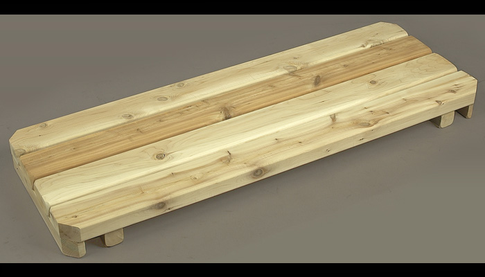 Planter Bench by Rustic Cedar Furniture