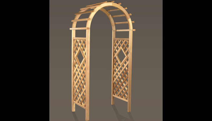 Window Arbor by Rustic Cedar Furniture