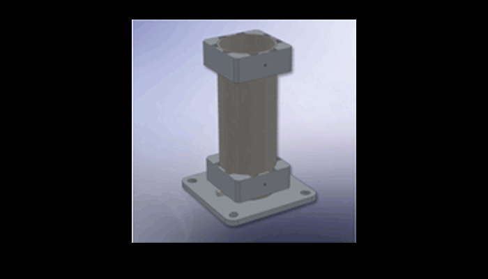 Solutions 3-1/2" Surface Post Mount 