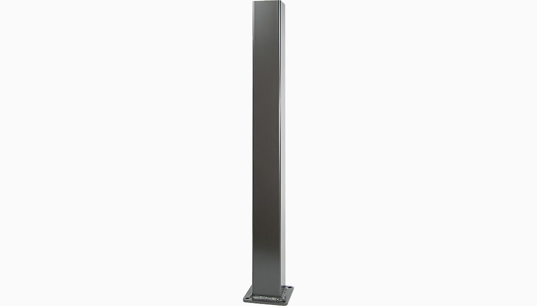 Aluminum 3-1/2" Flanged Posts by Solutions Aluminum