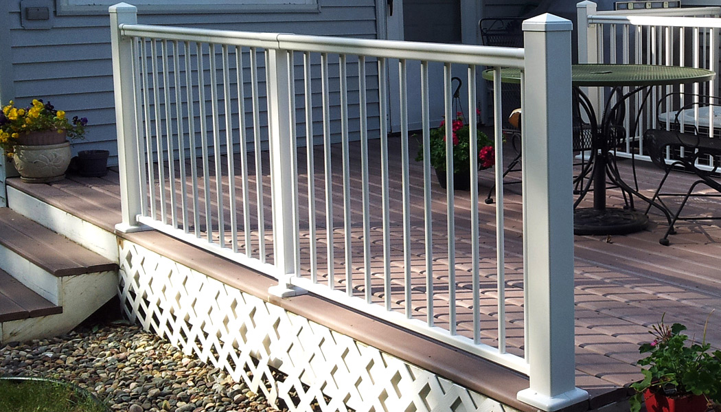 Round Baluster Deck Railing Systems by Solutions Aluminum
