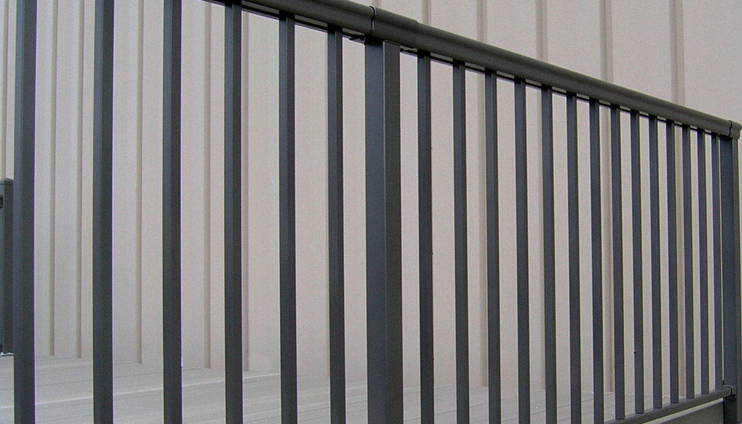 Square Baluster Deck Railing Systems by Solutions Aluminum