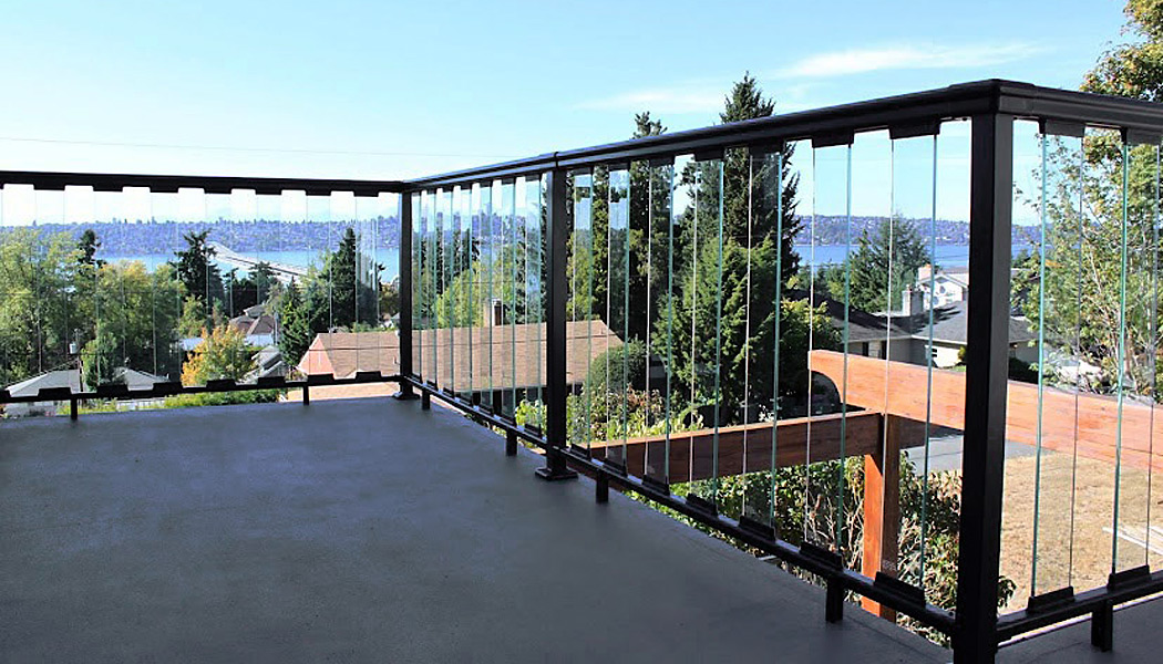 Glass Baluster Railing Systems by Solutions Aluminum